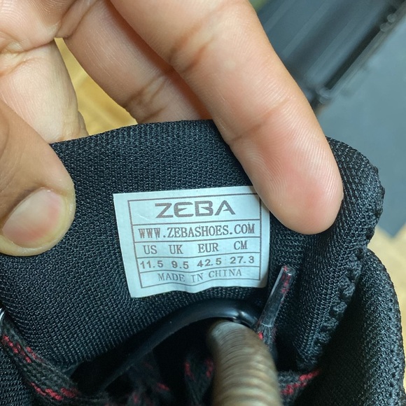 ZEBA Hands Free Slip On Sneakers Black Ember - Picture 17 of 17